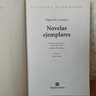 Libro " Novelas Ejemplares"