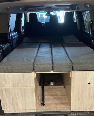Módulo camper cama + salón furgoneta