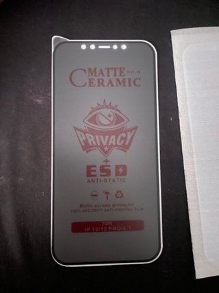 Protector Pantalla iPhone 12 Matte Ceramic