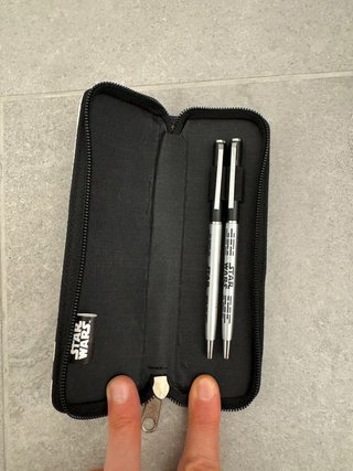 Astuccio Star Wars Stormtrooper con 2 penne