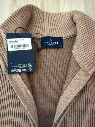 Jersey Hackett beige nuevo con etiqueta