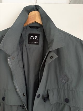 Chaqueta Zara Verde Oliva Talla L
