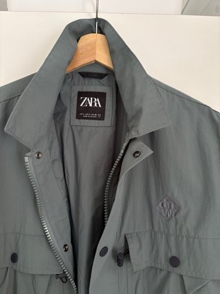 Chaqueta Zara Verde Oliva Talla L
