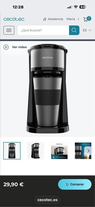 Cafetera Cecotec 66 Drop & Go