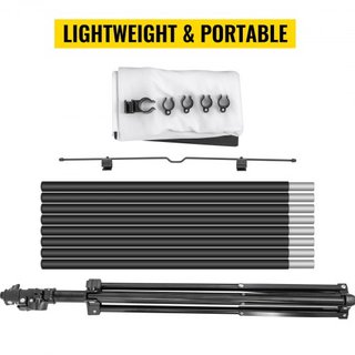 Pantalla de Proyector Tripode con Soporte 100 pulgadas 16:9 Pantalla de Proyección 4K HD Soporte Sin Arrugas Altura Ajustable Pantalla Portátil para Proyector Interior y Exterior para Películas, C...