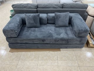 Sofá cama Matrimonial gris de Pana cómodo