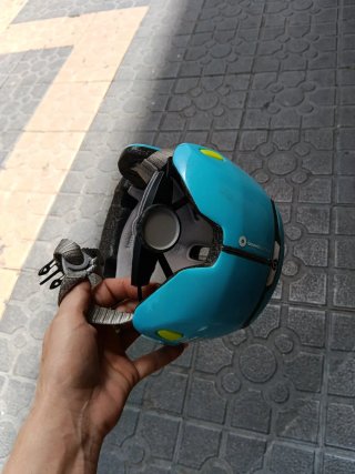 Casco de bici infantil azul