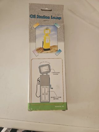 Lámpara Aceite Surtidor Gasolina Vintage