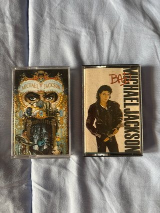 Lote 2 Cassettes Michael Jackson: Bad, Dangerous