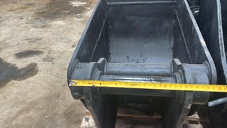 Cazo Excavadora Negro