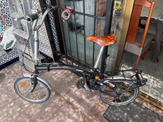 Bicicleta Oyama plegable asiento Brooks