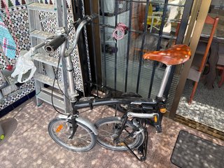 Bicicleta Oyama plegable asiento Brooks
