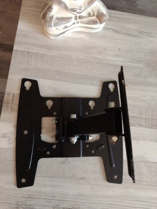 Soporte de pared para TV negro