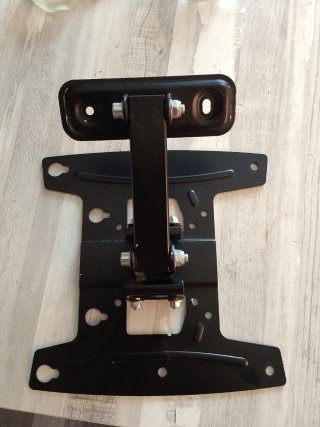 Soporte de pared para TV negro