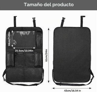 Organizador Asiento Coche Niños 10 Bolsillos Table