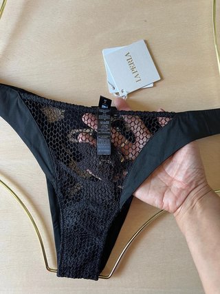 La Perla - Brazilian Briefs - Floral Mesh Lace -