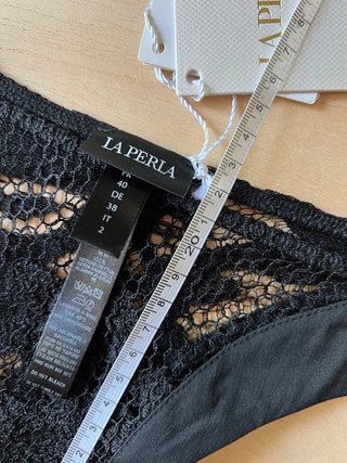 La Perla - Brazilian Briefs - Floral Mesh Lace -