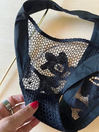 La Perla - Brazilian Briefs - Floral Mesh Lace -