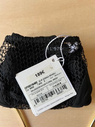 La Perla - Brazilian Briefs - Floral Mesh Lace -