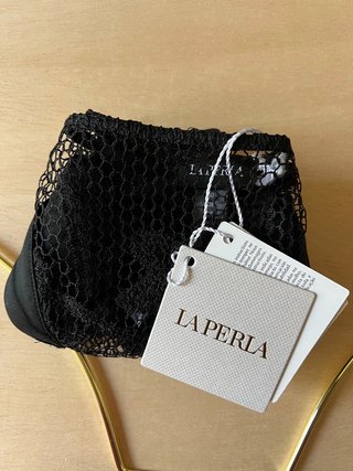 La Perla - Brazilian Briefs - Floral Mesh Lace -