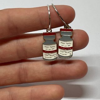 Pendientes Frasco Medicamento Medicina Enfermería