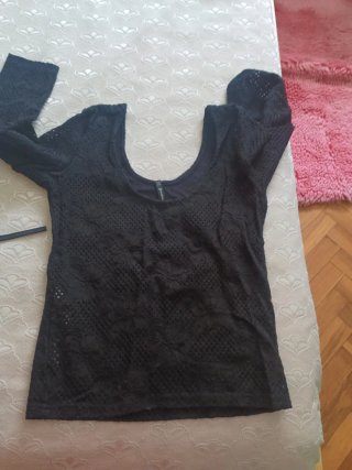Body de encaje negro, camisetas, top