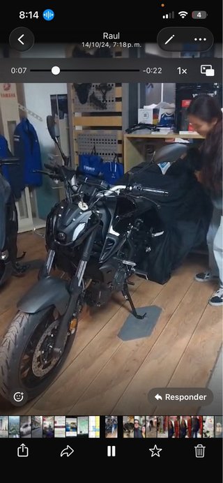 Yamaha MT-07 Pure 2024 Negra 0 km
