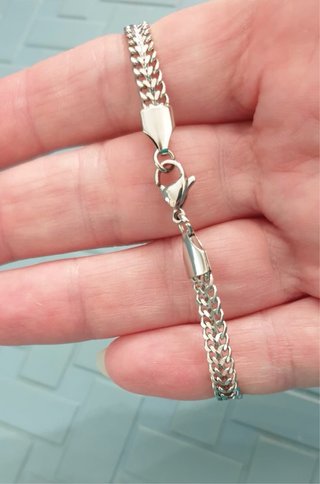Bracciale Tennis Acciaio Zirconi