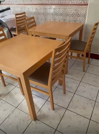 18 Mesas de Madera 80x80