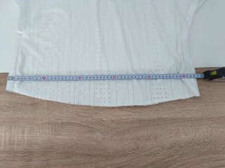 Top Zara blanco calado