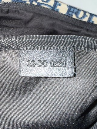 Mochila Christian Dior Monogram Azul y Blanca