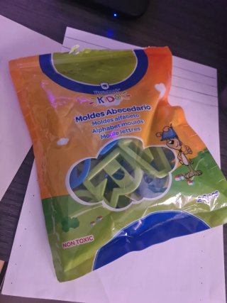 Moldes plastilina abecedario infantil