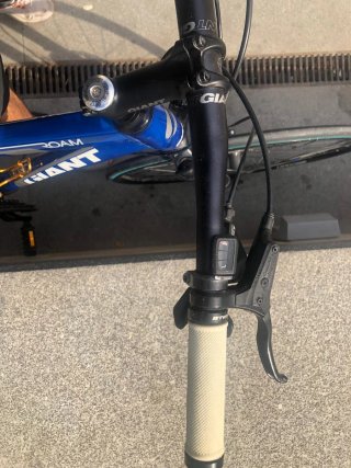 Bicicleta Giant Azul carretera
