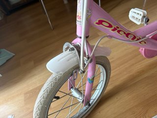 Bicicleta infantil 14 pulgadas rosa sin ruedines
