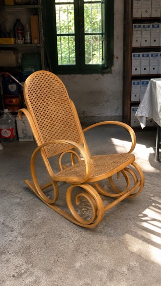 Silla Mecedora Madera
