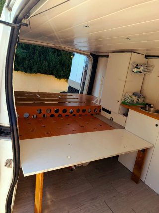 Estructura Sofá Cama Opel Vivaro (2016) Camper