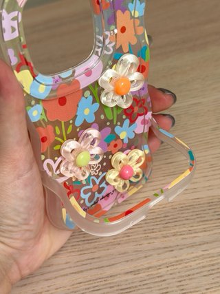 Funda iPhone 14 Pro Flores