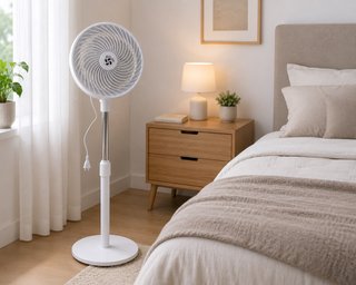 Ventilador de Pie 70W 25,4cm 3 Velocidades