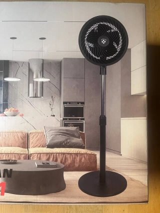 Ventilador de Pie 70W 25,4cm 3 Velocidades