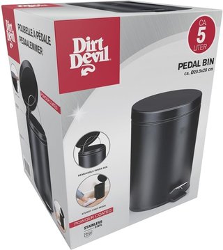 Dirt Devil B0CCNTP2KV cubo basura 5L pedal