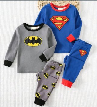 Pijama infantil Batman y Superman 2-3 años
