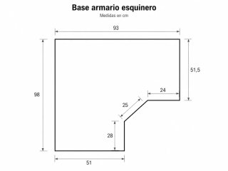 Armario esquinero blanco y morado