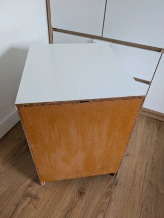 Mesilla Noche IKEA MALM Blanca