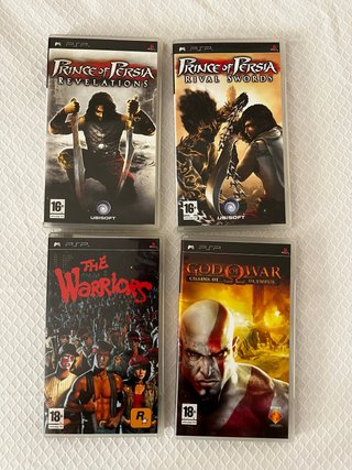 4 Juegos PSP: Prince of Persia, Warriors, God of W