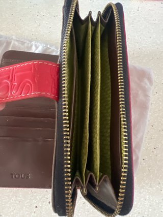 Cartera Tous Roja Piel