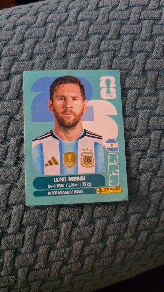 Cromo Messi Mundial 2026