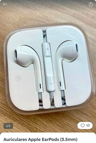 Auriculares Apple EarPods (3.5mm) Nuevos
