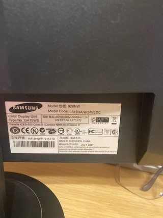 Monitor Samsung 19”