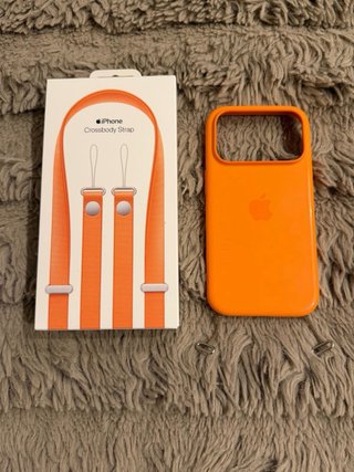 Funda iPhone Silicona MagSafe Naranja