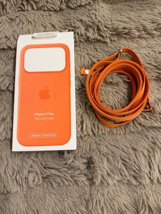 Funda iPhone Silicona MagSafe Naranja